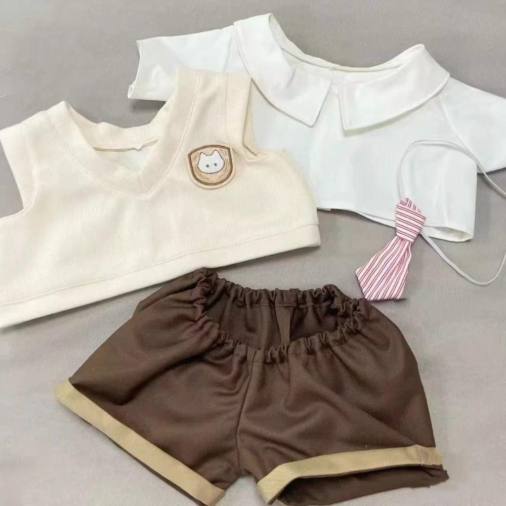 Necktie Idol Plush Doll Clothes Shirt Cotton Doll Outfit  Playing House