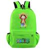 Anime One Piece Backpack for Boy Girl Hildren Back To School Schoolbag Student Kawaii Backpack Luffy Nami Usopp Lightweight Bags