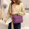 Women's Bag Korean Fashion New Embroidery Thread Large Capacity Shoulder Bag For Middle And Old Age Classic Crossbody Bag Simple