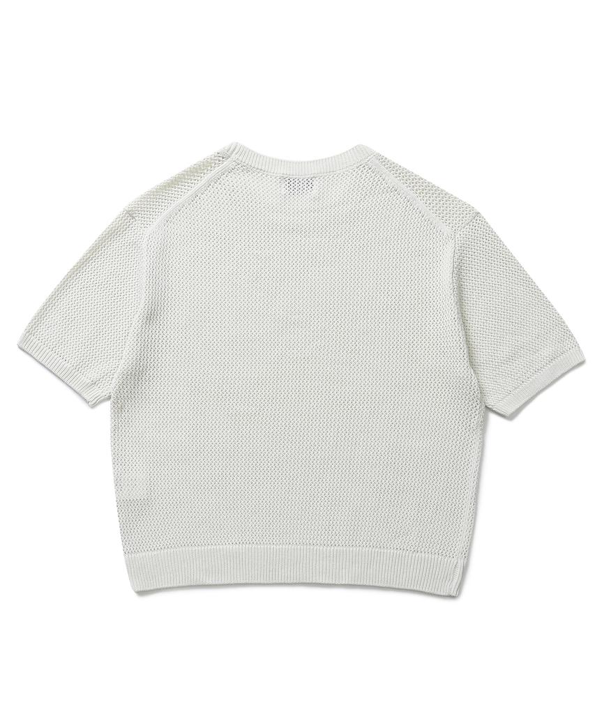 CONNECT KINLOCH Mesh Round Knit (White)