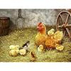 5D Diamond Painting Full Round Drill Farm Chicken Diamond Embroidery Cross Stitch