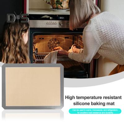 Силиконовый коврик для выпечки с антипригарным покрытием, многоразовый противень для духовки, пищевые силиконовые коврики для выпечки печенья, макарон, хлеба