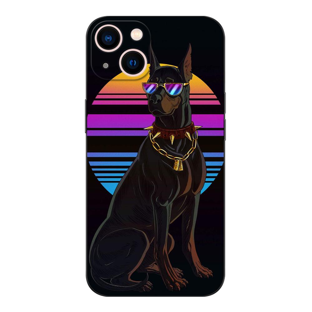 Black Tpu Case For Oneplus 8 Pro 8t 9 9R Nord 2 Ce N10 N100 N200 4G 5G  Doberman