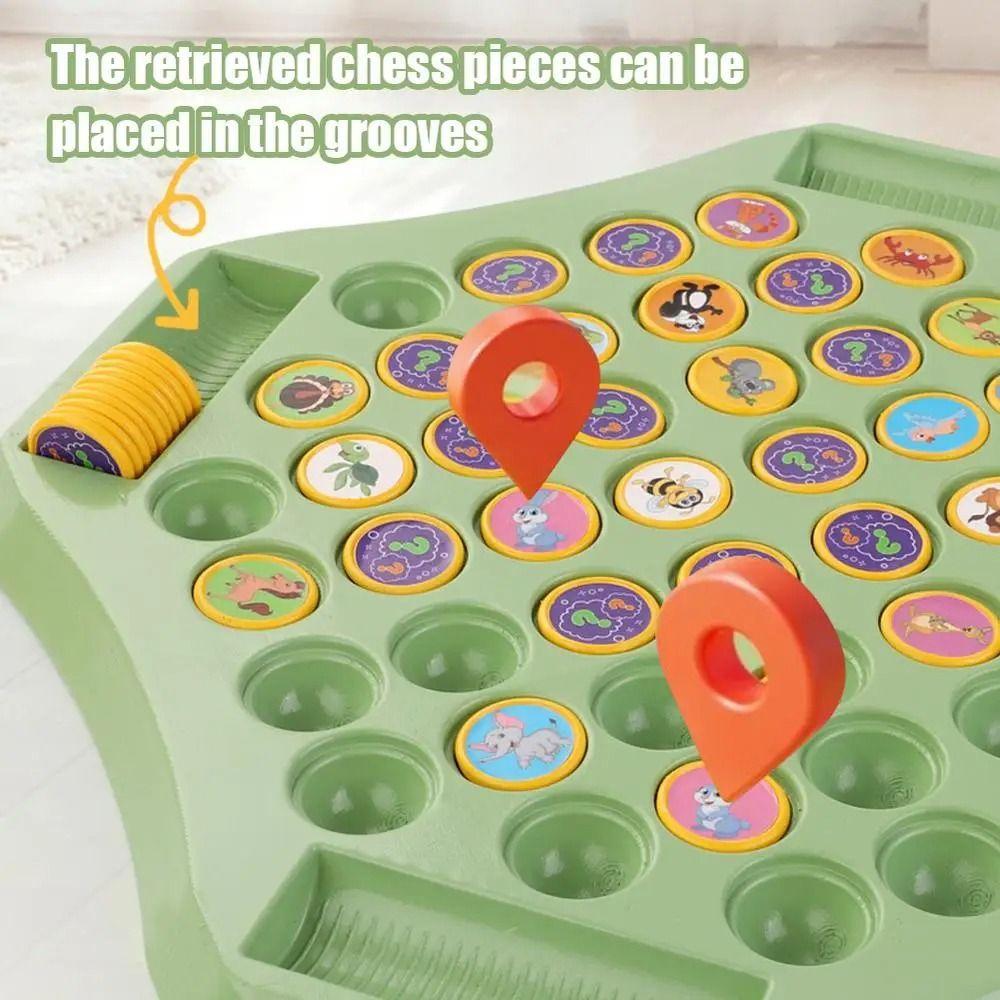 Puzzle Thinking Animal Matching Board Game Touch Flip Concentration Bingo Game Parent-child
