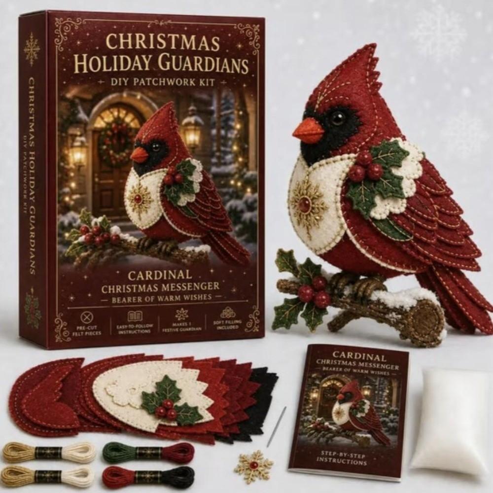 Felt Fabric Felt Animal Craft Set Pre-Cut Complete Material Pack Christmas DIY Patchwork Kit  Gift