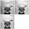 Heat-Resistant Glass Tea Strainer Japanese-Style Tea Distributor  Office