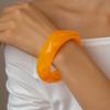 Smudging Acrylic Bangle Resin Retro Hand Ring Temperament Irregular Wide Bracelet  Girls