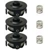 1/3 шт. Головка катушки + Крышка катушки + Пружина для Makita BUR181 BUR141 DUR181Z DUR141Z Триммер для травы Запасные аксессуары