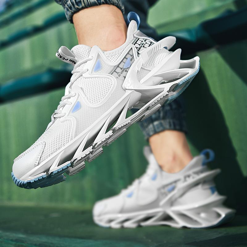 Brand Running Shoes For Men Anti-slip Shock Absorption Sock Sneakers Mesh Breathable Casual Jogging Shoes Male Footwear