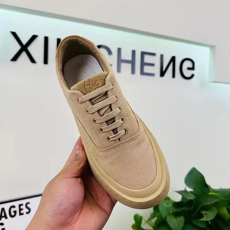 Новые летние кроссовки из парусины для мужчин, рабочая обувь, предложение, дизайнерские роскошные слипоны для взрослых, распродажа мужской вулканизированной обуви