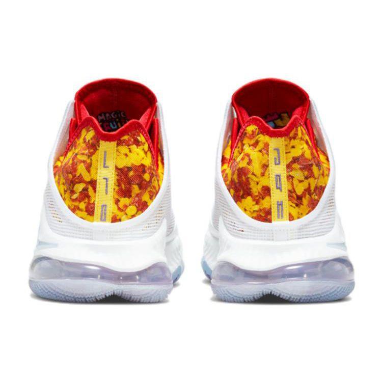 Flintstone x Nike LeBron 19 Low EP Magic Fruity Pebbles Мужские Кроссовки Белый Мультиколор DQ8343-100
