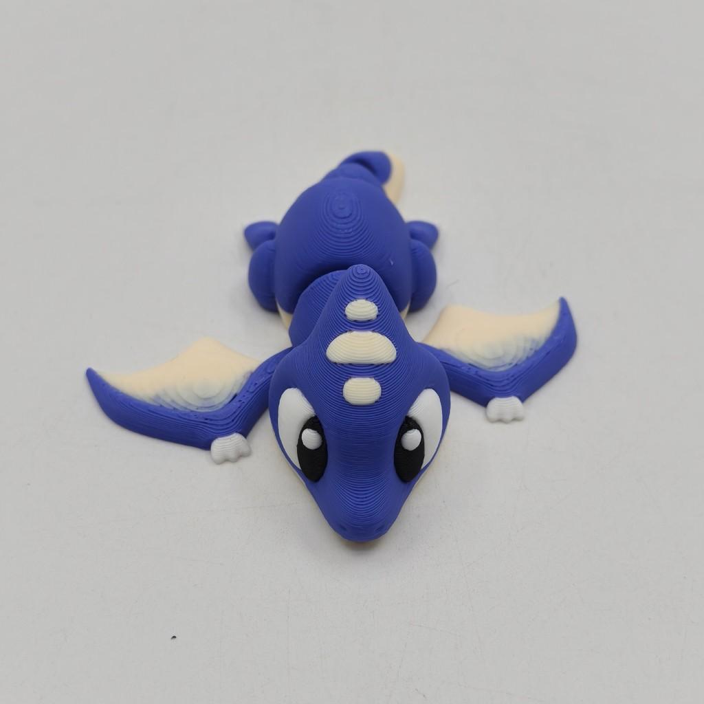 3D Printed Articulated Baby Toy Cute Flexi Figure with Movable Joints, Fidget Toy for Kids, Birthday Gift, Desk Decor, Keychain Accessory