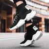 Maedef Men Shoes High Top Sneakers Soft Comfortable Casual Shoes Breathable Anti-Slip Mens Sneakers Lace Up Outdoor Walking Shoe