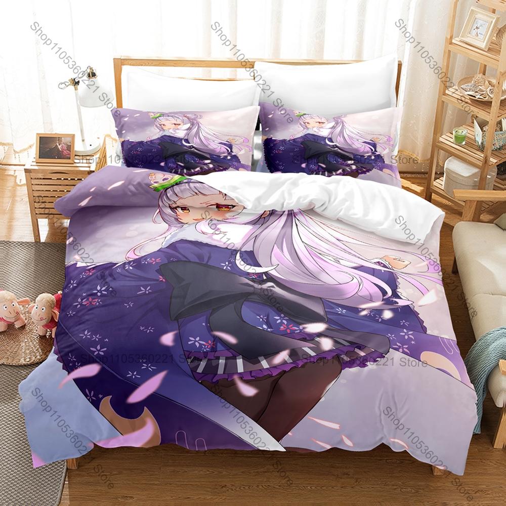 Cool Personality Murasaki Shion Bedding Set New Duvet Cover Pillowcase Soft Comfortable Bed Set For Anime Fans All Sizes Home Te