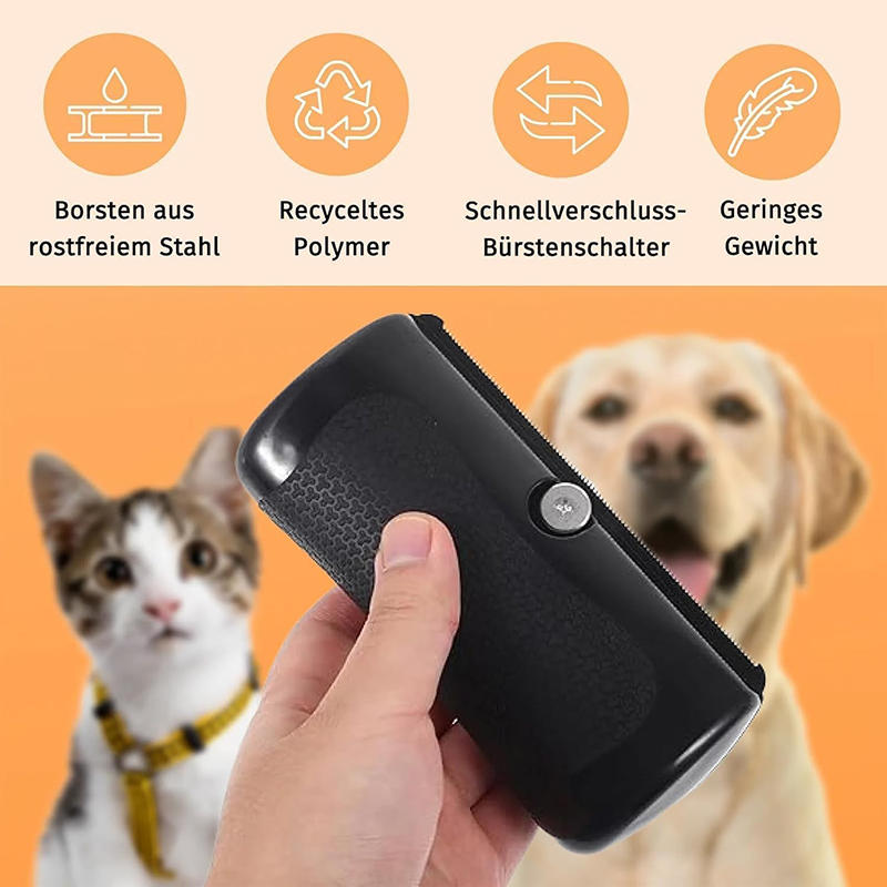 Professional Pet Deshedding Brush Multifunctional Pet Groom Brush Ergonomic Pet Groom Brush Dog Hair Remover Deshedding Tool