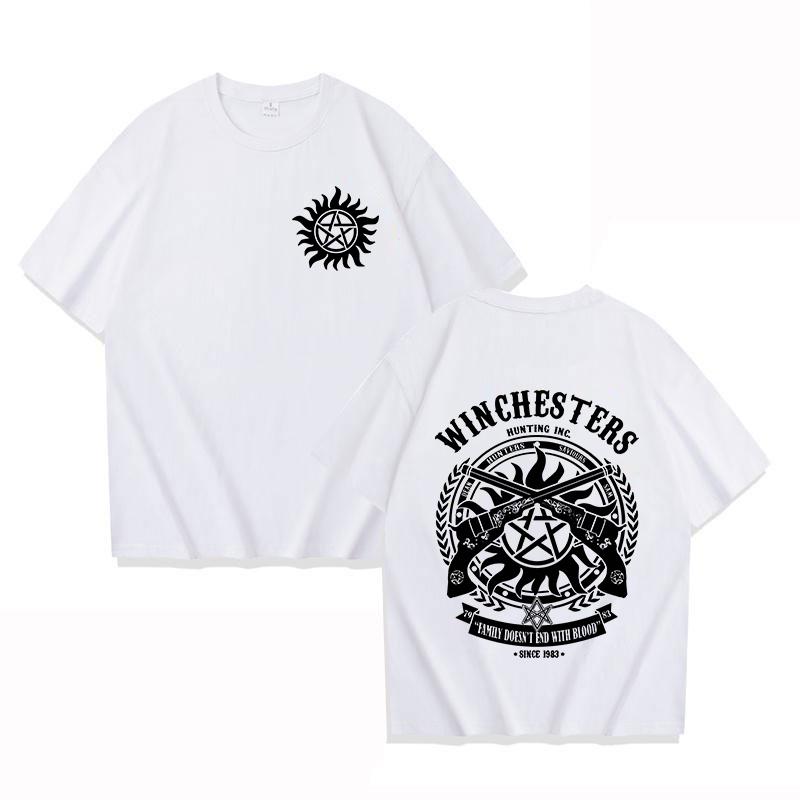 2026 Oversized Vintage Gothic Dark Emblem Graphic Tshirt Unisex Loose Fit Retro Badge Print Urban Street Style Casual Tees