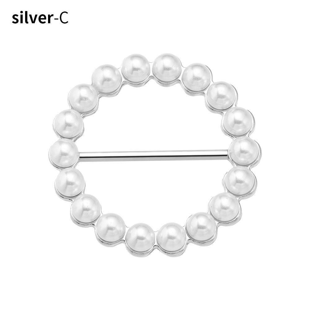 Corner Hem Shirt Hem Decorative Buckle Knotted Buckle Ring Clothes Tighten Silk Scarf Buckle