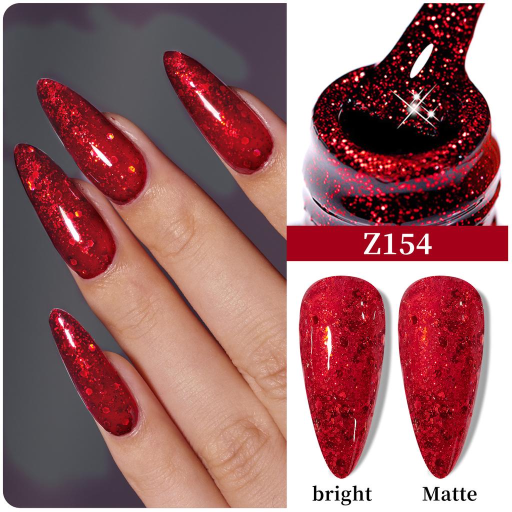 Популярные цвета многоцветный лак для ногтей клей набор фототерапевтический клей УФ набор