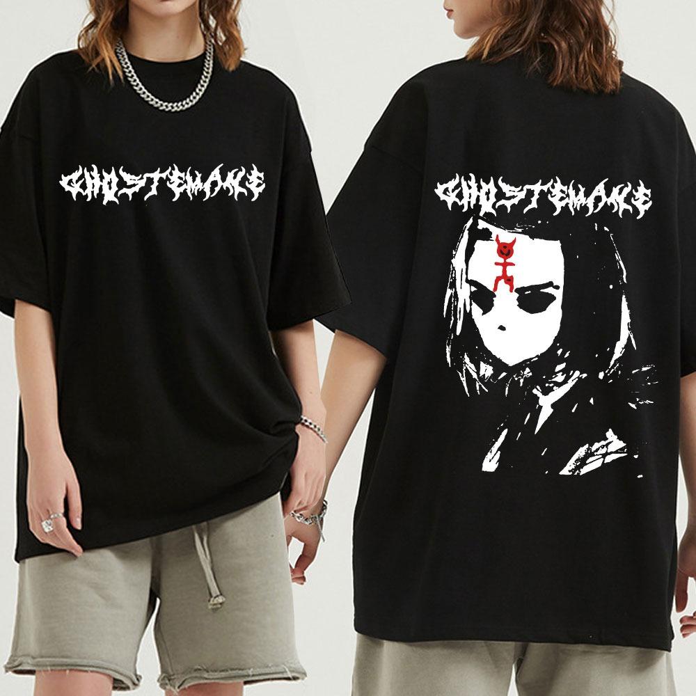 Футболка с графическим принтом Ghostemane, модная мужская футболка с короткими рукавами, Харадзюку, хай-стрит, американская мода, мужская и женская летняя футболка