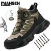 Men Work Safety Shoes Anti-puncture Working Light Breathable Botas Construction Male Work Warehouse Industrial Boots