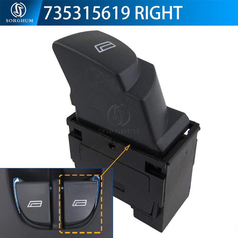 735315619 Master Power Window Lifter Control Switch For FIAT Ducato PEUGEOT Boxer CITROEN Jumper 2 Mirror Button 6554T3 654.T3