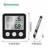 Thermometer High Precision Digital LCD Hygrometer Temperature Humidity Meter For Indoor Outdoor