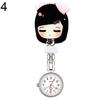 Numeral Analog Quartz Clip-On Fob Nurse Doctor Hanging Luminous Pocket Watch