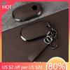 Styling Mouldings Metal Leather Car Key Case Cover For Mercedes Benz C E S Class GLC W206 W223 W214 E300 C260 C300 S450 S500 Key
