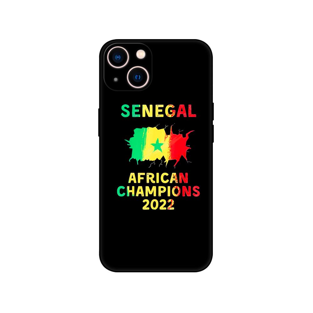 Black Tpu Case For Samsung Galaxy M53 M13 M62 A12 A22 A32 A42 A52 A72 4g 5g A20S Back Cover Senegal Flag