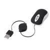 Lovely Mini Wired Mouse Retractable Usb Cable Ergonomic Office Computer Pc Laptop Gaming Mice