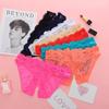 Hot Sale Lady Lace Intimate Sexy Woman Accessories Open Croch Panties Transparent Bowtie Lingerie Female Brief Underwear For Sex