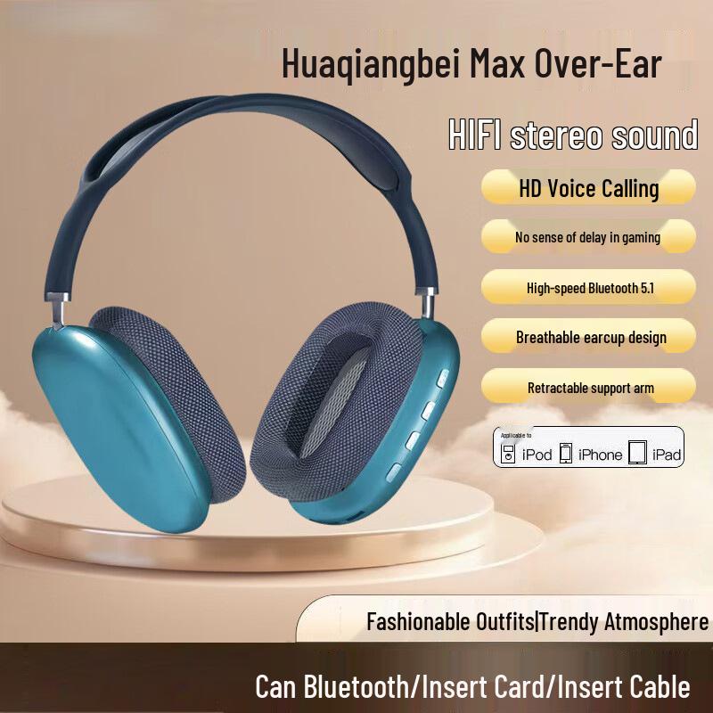 P9 Bluetooth Earphones: Breathable Headband, Versatile Earcups, HD Calls, and Subwoofer