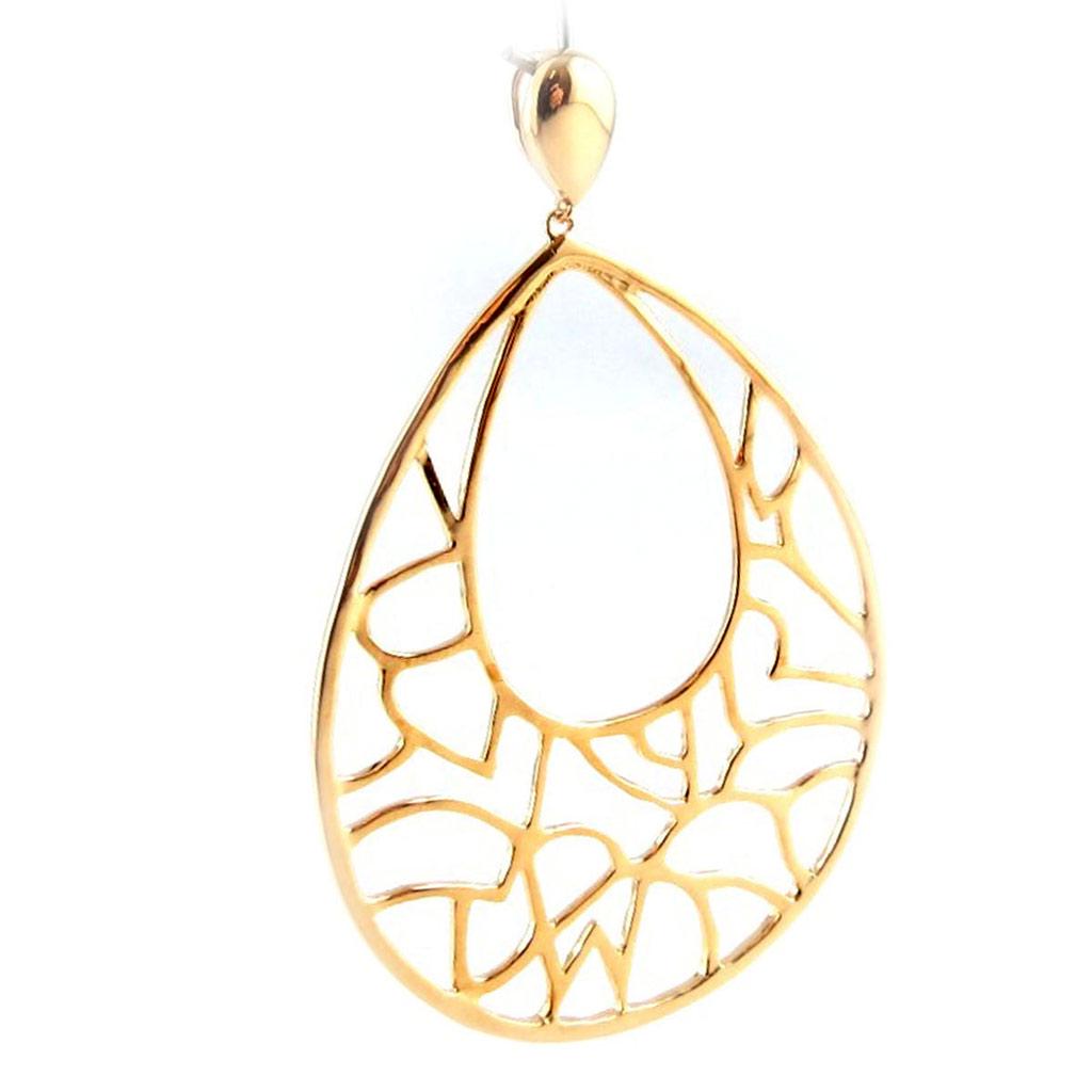 Les Trésors De Lily [K9522] - Gold Plated 'Choreography' Pendant