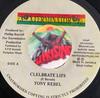 7inch Record TONY REBEL - Celebrate Life NONE XTerminator Jamaica Reggae, Ska & Dub Used