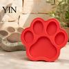Decorative Concrete Molds Stepping Stone Silicone Mold for DIY Garden Patio Walkway Path Decor, Reusable Memorial Markers Casting Mold, Maple