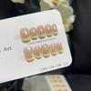 10 шт. Розовые Короткие Квадратные Ручной Работы Накладные Ногти Простые Искусственные Ложные Ногти