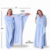 Soft Fleece Throw Blanket Sofa Bed Couch Cozy Wearable Shawl Gray Warm Winter Home Use