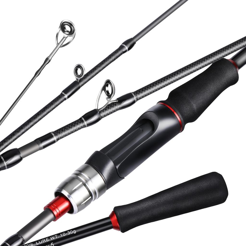 SOUGAYILANG Удочка 1,8-2,1 м из углеродного волокна, вращающаяся литейная/спиннинговая удочка для рыбалки