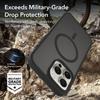 Чехол-кнопка управления камерой для Magsafe Mag Safe iPhone 17 Air 17 Pro 16 Pro Max 16 Plus 16 Pro 17 Pro Max Матовый Черный Чехол для Телефона с Шелковистым Прикосновением