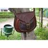 Handmade Leather Saddle Bag: Women's Crossbody Purse