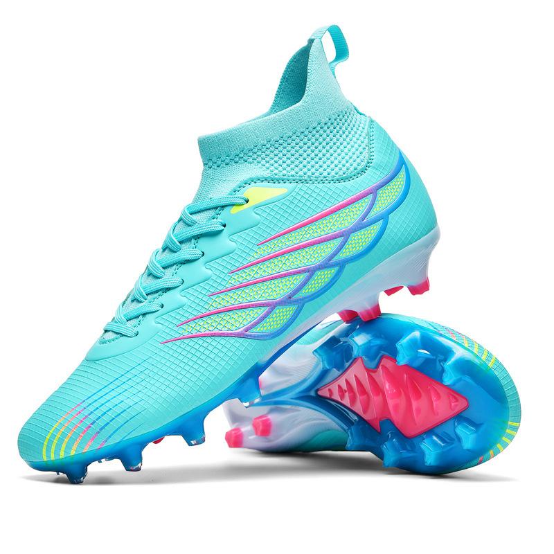 Shoes Men'S And Women'S Broken Gold Spikes Artificial Turf Football Shoes Game Spikes Training Students