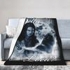 Twilight Saga Jacob Wolf Moon Loca Velvet Throw Fashion Blankets Retro Movie for Home Knitted Fashion Blanket Car Lightweight Portable Quilt