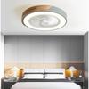 Nordic Smart Ceiling Fans With Light For Living Room Dining Blades Reversable 6 Speed Fans 52cm Fans Lighting 36W Low Floor Fans Lamp