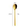 Korean Style Long Handle 304 Stainless Steel Ladle and Soup Spoon Set