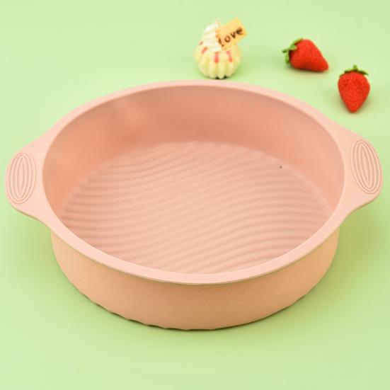 3шт 9-дюймовые силиконовые круглые формы для торта, набор антипригарных, противообрастающих, термостойких, антикоррозийных, силиконовых форм