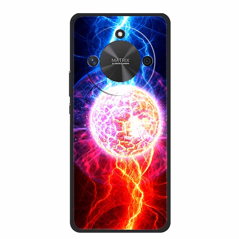 Чехол для телефона Honor X60 5G Задняя крышка Чехол HonorX60 Черный Силиконовый Мягкий Funda Для Honor X9c Умный чехол HonorX9c Умный Coque Сумка