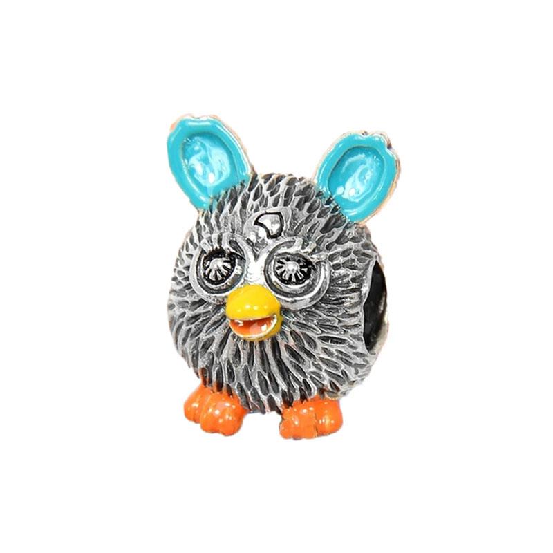 Новый Зайчик Медведь Замок Череп Diy Бусина Для Изготовления Женщин Berloque Fit Оригинальные Подвески Браслет Стерлингового Серебра 925 пробы