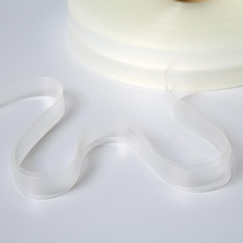 Crystal Clear TPU Non-Slip Elastic Shoulder Straps for Clothing