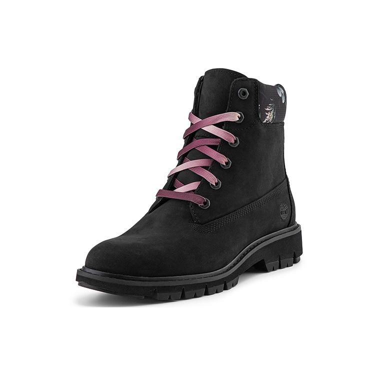 (WMNS) Timberland Lucia Way 6-дюймовый водонепроницаемый ботинок с шармом 'Черный нубук' Женский A2HWZW