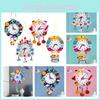 Diy Handmade Non-toxic Non-woven Wall Clock For Children's Room Decoration